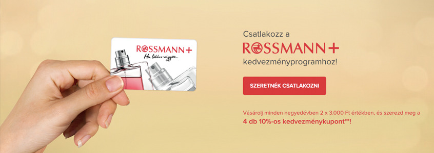 Kedvezményprogram a Rossmannál!